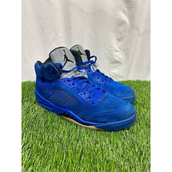 Size 10.5‎ - Air Jordan 5 Retro Blue Suede